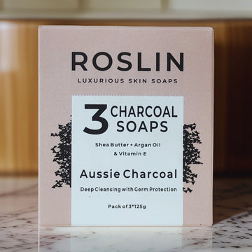 Activated Charcoal Soaps with Niacinamide | Roslin Soaps