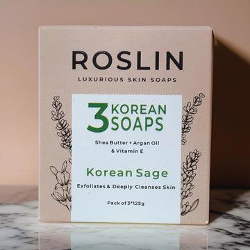 Korean Soap with Sage Extract & Niacinamide | Roslin Soaps