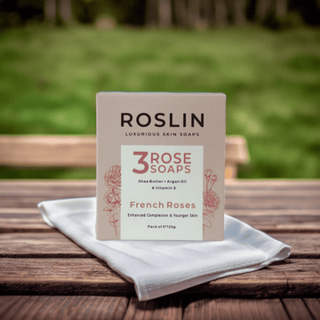 Rose Water Soaps with Niacinamide & Glycerine | Roslin Soaps